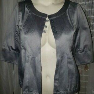 Mossimo Silver Jacket Topper Sz S NWOT